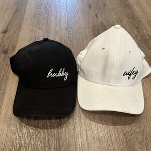 Couples baseball hats